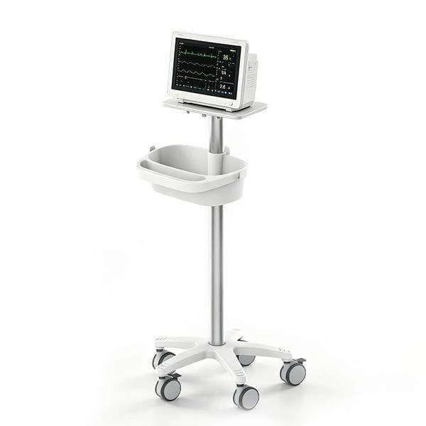 Medical grade swivel castor wheel with brake