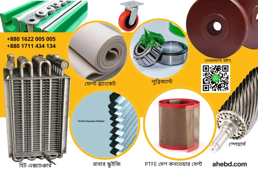 Textile mill support product list