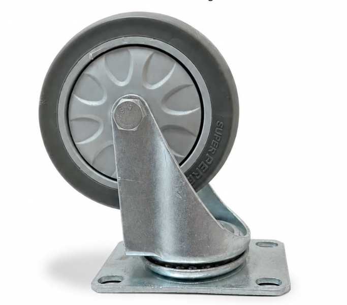 Rubber Castor Wheel for Furniture, Office Chair, Rack & Mobile Equipment