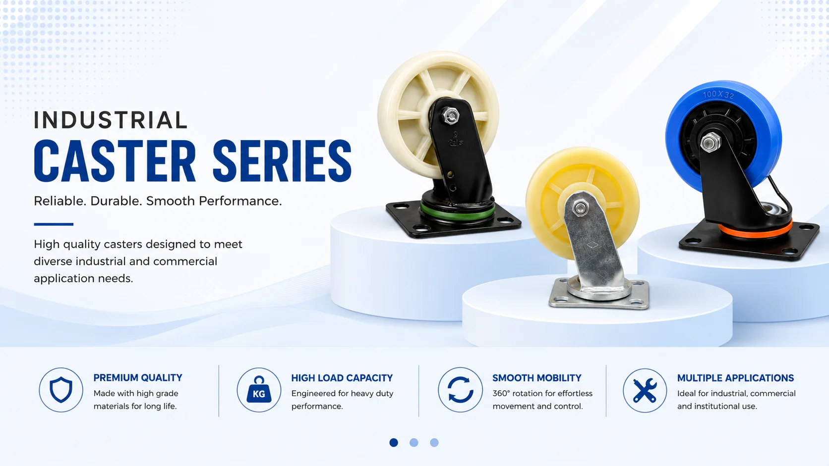 Medical Industry Castor Wheels for Hospital Equipment | Ahmed Engineering Bangladesh